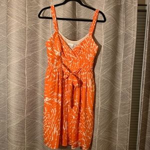 LC Lauren Conrad Orange Dress